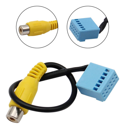 Parte Del Adaptador Rca Del Arnés De Cables De Vídeo De La
