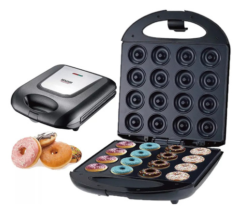 Mini Maquina Hacer Donas Donuts Antiadherente 16 Rosquillas