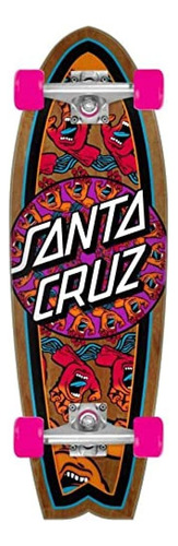 Santa Cruz Skateboard Cruiser Mandala Hand Cruzer Shark 8.8. Color Multicolor