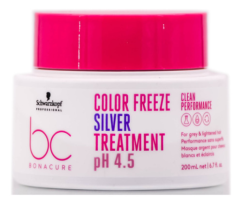 Tratamiento Schwarzkopf Bc Bonacure Color Freeze Silver 200