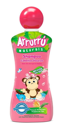 Shampoo Arrurru Para Bebe  Cabellos Oscuros 220ml