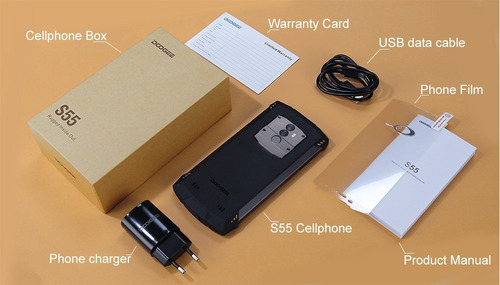 Smartphone Doogee S55 Ip68 5500mah 5,5 Polegada 4/64 Gb
