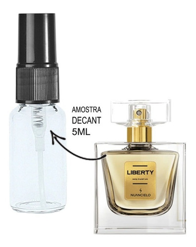 Imagem 2 de 3 de Decant 5ml - Perfume Liberty - Nuancie - Amostra Vidro Spray