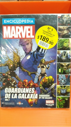 Enciclopedia Marvel #6 De Lomo Guardianes De La Galaxia