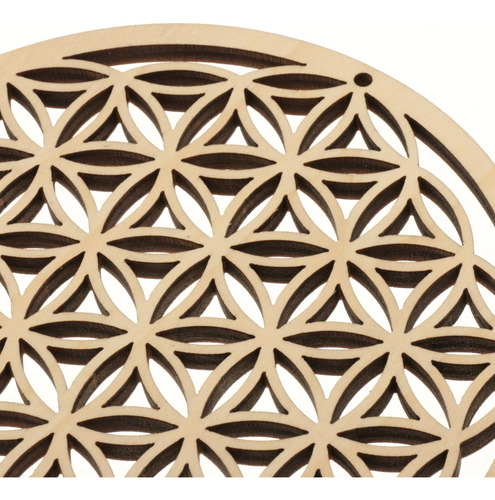 6 Escultura De Pared De Corte Láser De Geometría D 14cm