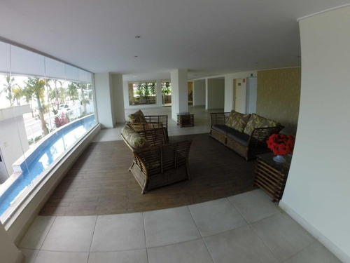 Imagem 20 de 30 de Apartamento Frente Mar Mobiliado Com 3 Dormitórios À Venda, 92 M² Por R$ 890.000 - Vila Guilhermina - Praia Grande/sp - Ap3270