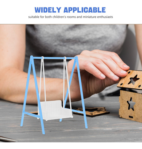 Mini Swing: Móveis De Casa De Bonecas Porch Swing Em Miniatu