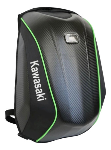 Mochila Rígida Tipo Fibra De Carbono Kawasaki Zx6r Ninja