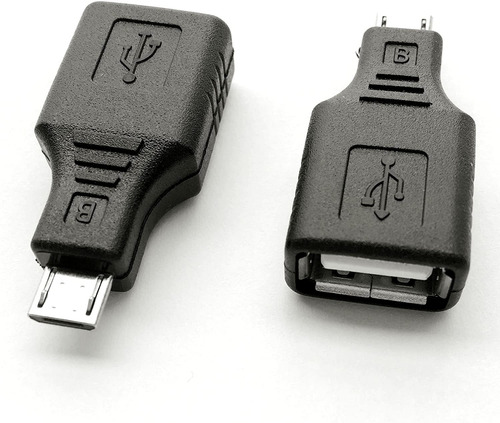 Usb 2.0 Micro Usb Male To Usb Female Otg Adapter (2 Pack)