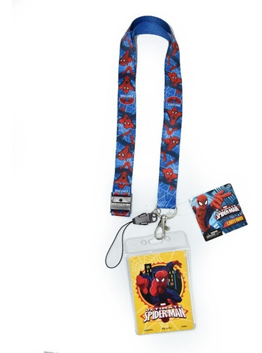 Spider-man Porta Gafete Importado 100% Original
