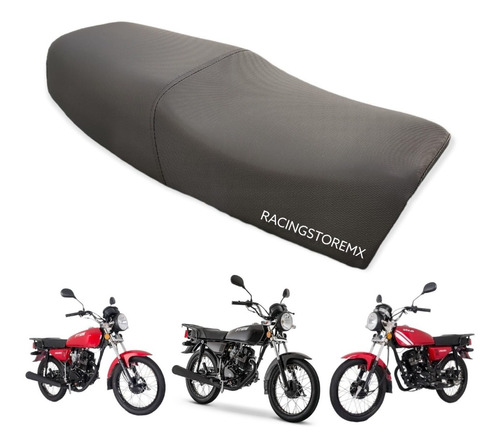 Asiento Completo Moto Italika Ft125 Clasica Roja