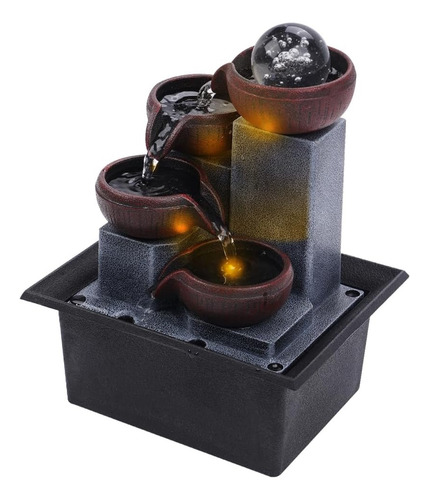 Jed ® Fuente Zen De Relajación Con Luces Para Interiores
