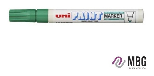 Marcador Uni-paint Px20 Verde / Tinta Al Solvente