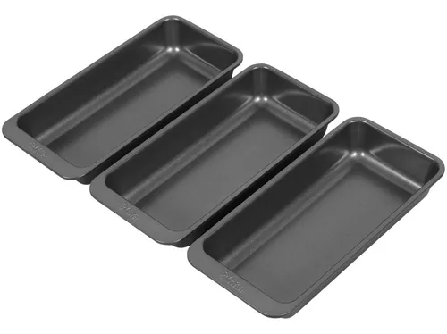 Molde Rectangular Budin 3 Unidades Wilton Titanweb