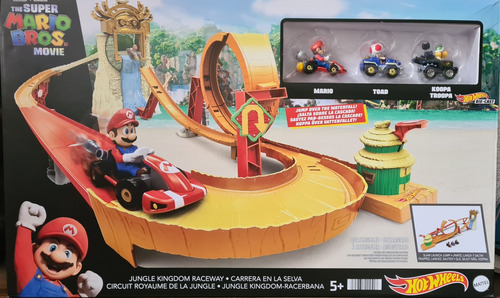 Hot Wheels Pista De Carreras Mario Bros 3 Karts