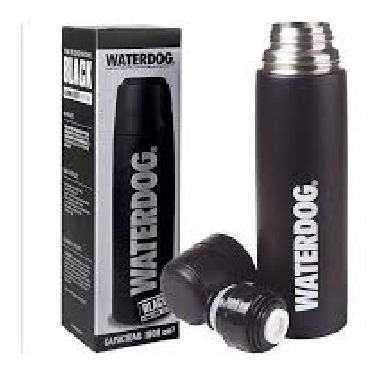 Termo Waterdog Acero Inoxidable Ta1001a 1 Litro Negro