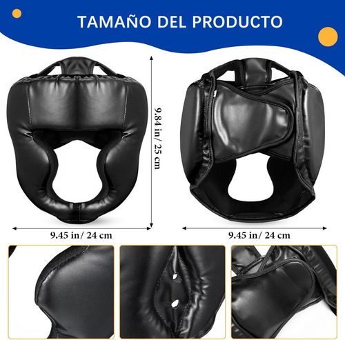 Careta Casco Para Boxeo Taekwondo De Barra Protector Cabeza
