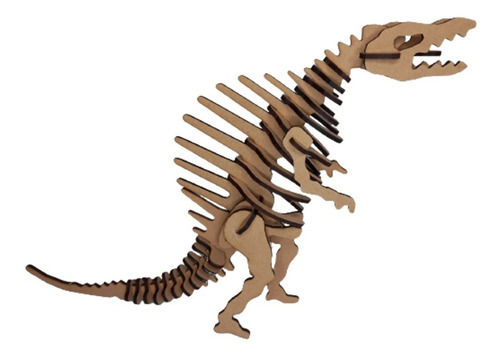 Rompecabezas Dinosaurio 3d Gran Espinosaurio