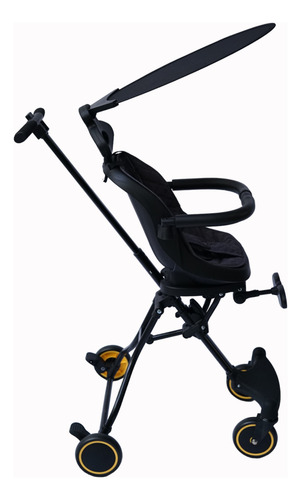 Carriola Y Silla De Paseo Giratoria 360 Deluxe T008 Negro