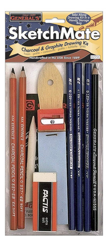 General Pencil Company Sketchmate Kit Dibujo Acesorio Carbon