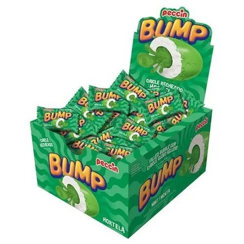 Chicletes Recheado Bump Diversos Sabores 140g - Peccin
