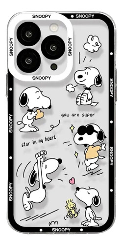 Carcasa Importada Snoopy Para iPhone De Silicona