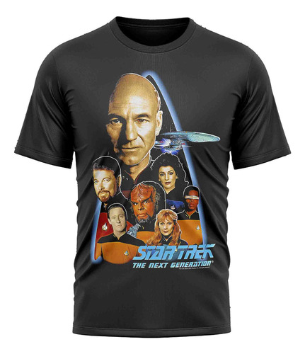 Remera Star Trek Nueva Generacion 100% Algodon Dtf2510