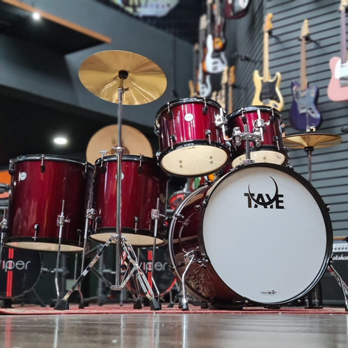 Bateria Acústica Taye Galactic Series Audition 22  Wine Red