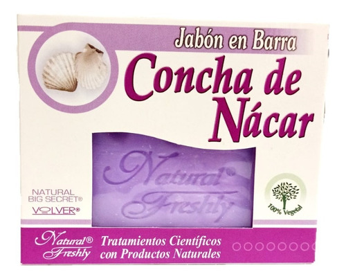 Jabon Concha De Nacar Natural Freshly 90 Gramos 