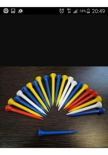 Tees Plásticos De Golf X 1000!!!!!