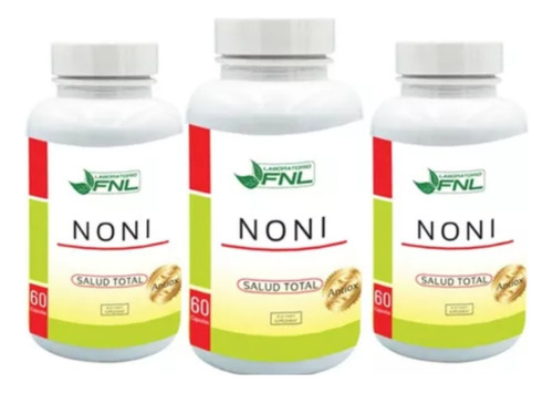 Noni Antioxidante Ayuda A Controlar La Diabetes Pack X3