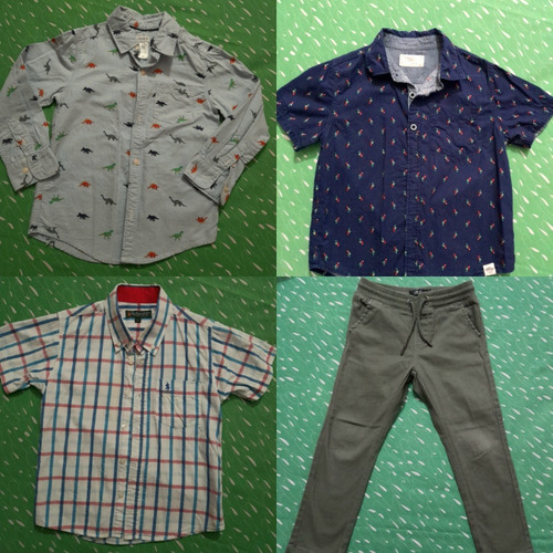 Oferta Lote Ropa Usada Y Zapatos Talla 4-5-6 Para Niños 