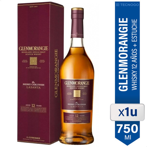 Whisky Glenmorangie Lasanta 12 Años Single Malt 750cc