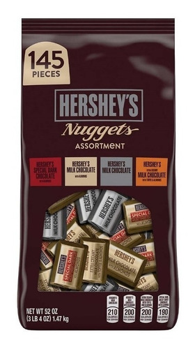 Hershey's Nuggets 145 Unid 1.47 Kg Bolsa