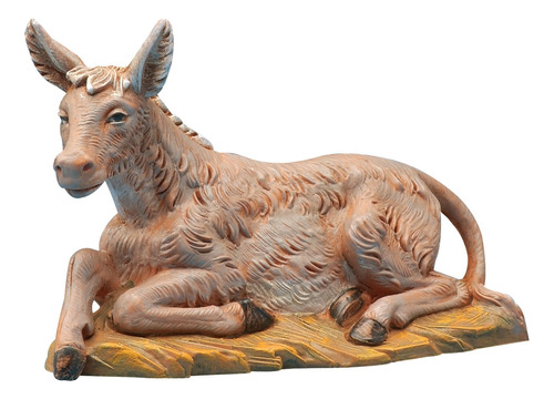 Fontanini By Roman Seated Donkey - Figura De Pesebre De 5 Pu