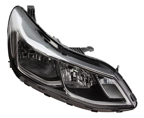 Optica Fondo Cromado Sin Led Derec Chevrolet Cruze F4 16/22.