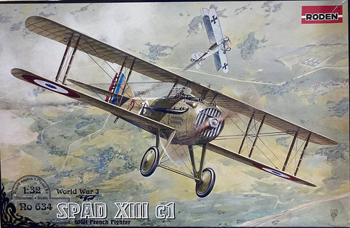 Spad Xiiic1 Early Maqueta Plastico Kit Avion