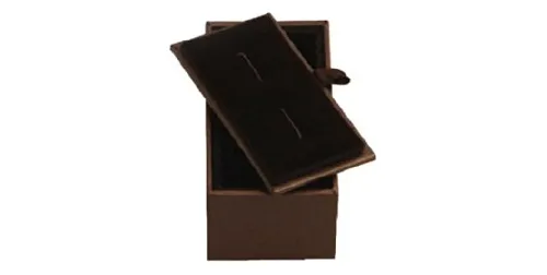 Gemelos Mrcuff Cruz Azul En Caja De Regalo Y Paño Para Pulir