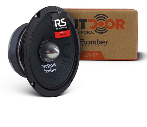 Alto Falante Médio Grave Bomber Outdoor 6'' 4 Ohms 200w Rms