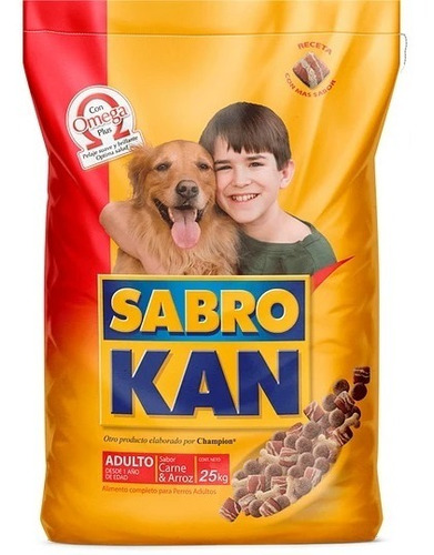 Imagen 1 de 1 de Sabrokan Alimento Para Perros Adulto 25 Kilos