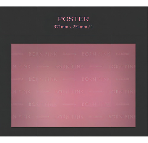 Blackpink Box Blackpink - Juego de cajas exclusivas de Born Pink, color rosa