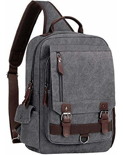 Bolso Bandolera Wowbox Para Hombres Y Mujeres, Mochila Tipo 