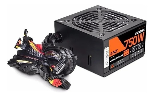 Fuente Pc Sentey Lnz Sx750-fs 750w Real Fan 120 Led Gamer