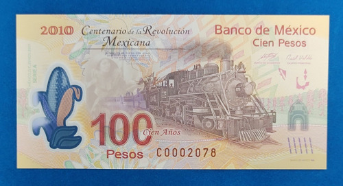 Billete 100 Pesos Bicentenario Revolución Unc