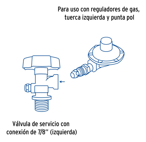 Cilindro Portátil Para Gas Lp 9kg 48107 Foset