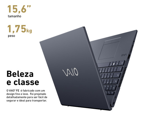 Notebook Vaio Fe15 Intel I5 1235u 8gb 512gb Ssd Linux 15,6''