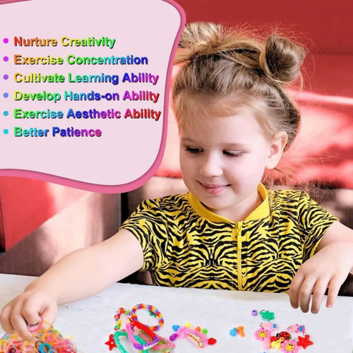 Kit De Fabricación De Pulseras Con Banda Elástica Para Niños