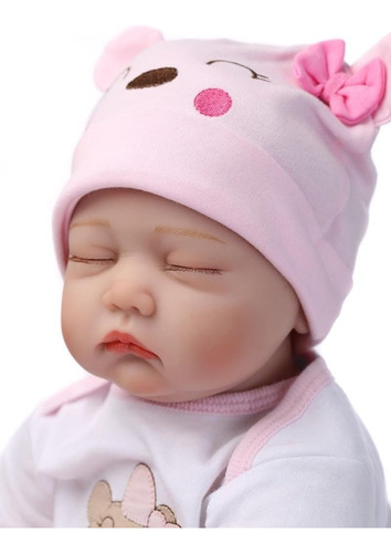 Bebé Reborn Muñeca Real Suave Cuerpo Pesado Vinilo, Silicona