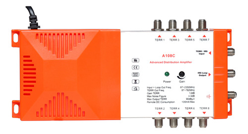 Amplificador De Distribución: Uso De Antena Terrestre De Alt