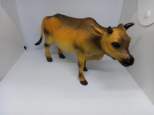 Toro Grande Goma 35cm Coleccion Granja Juguete Animal